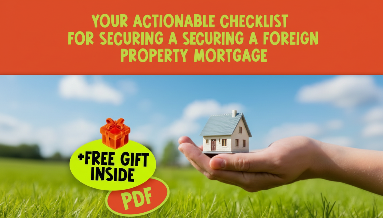 Foreign Property Mortgage Checklist for Non‑Resident Buyers